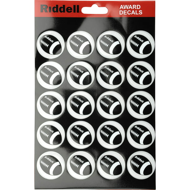 New Riddell 5 Packs of 20 Star Football Award Helmet Decal 100 Stickers Total